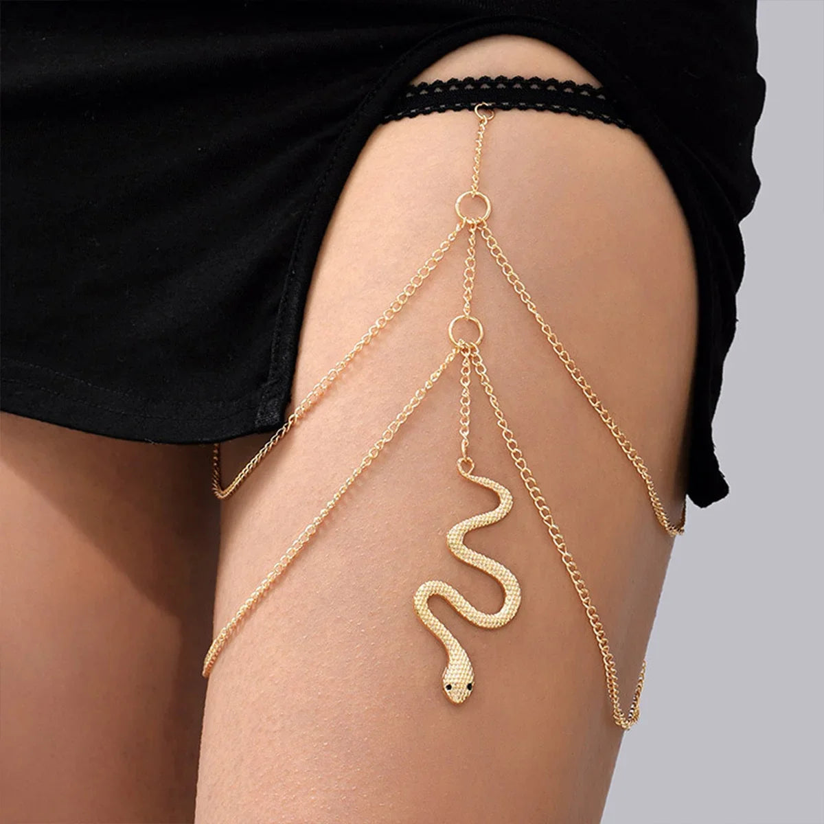 European American Snake Leg Chain One Fashion Anklet Daily Wear Party