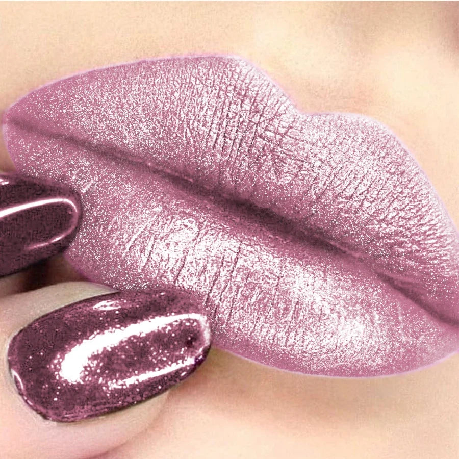 FUNPARK Glitter Metallic Lipstick – Pearlescent Pigmented Lip Glaze