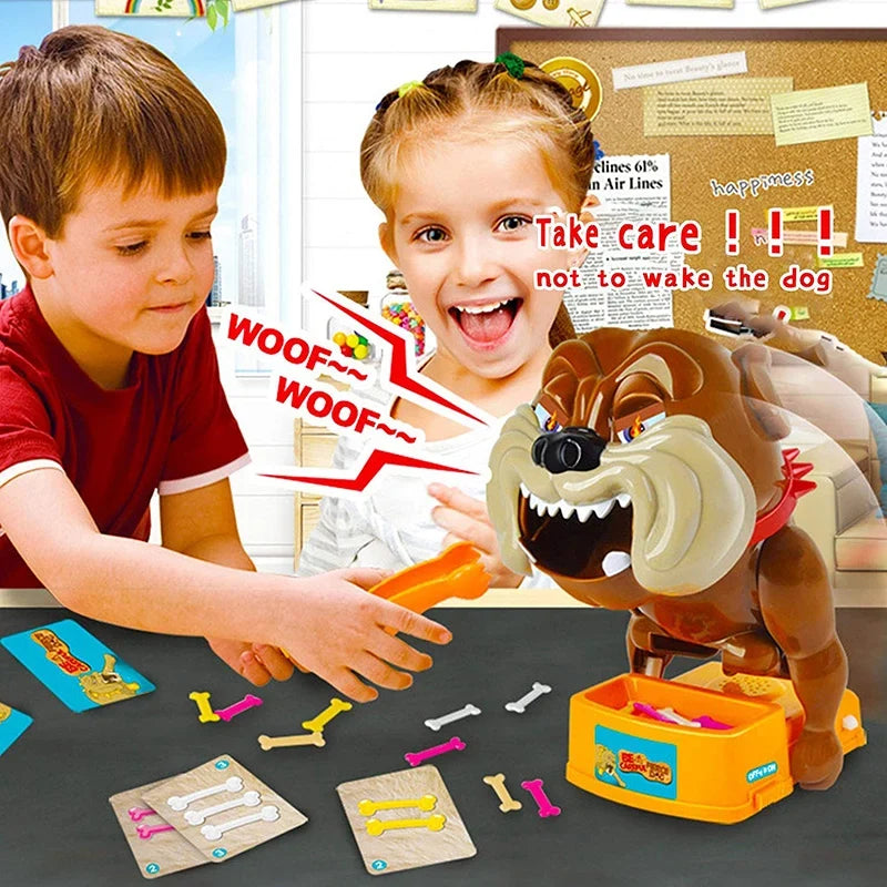 Don't Take Buster's Bones Bulldog Prank Board Game | Kids Gift