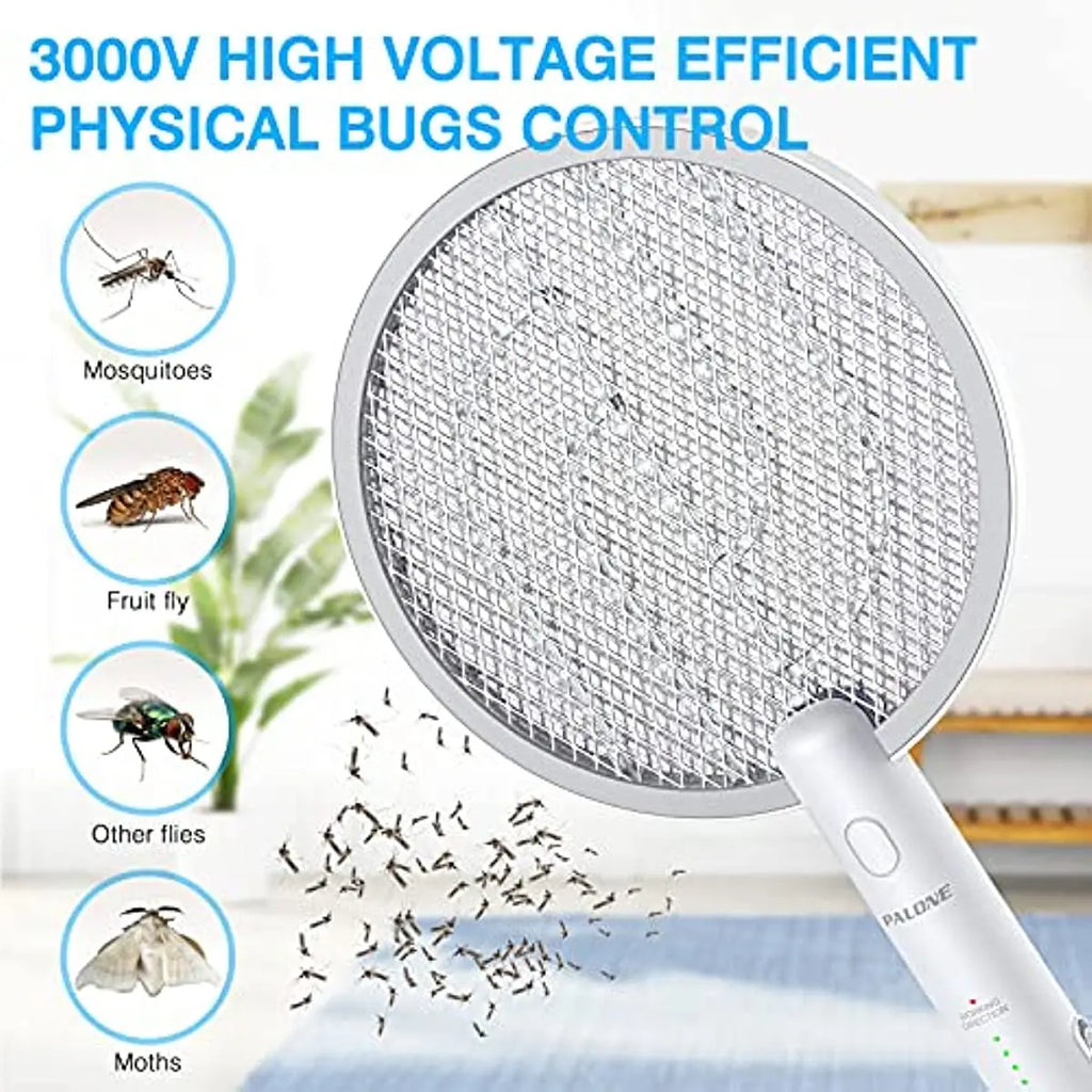 AISITIN 2-in-1 Electric Mosquito Swatter & Bug Zapper USB Rechargeable