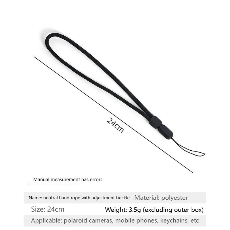Adjustable Phone & Camera Wrist Strap – Anti-Drop Wristband