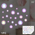 Glow-in-the-Dark Butterfly Mandala Wall Stickers | PVC Decals