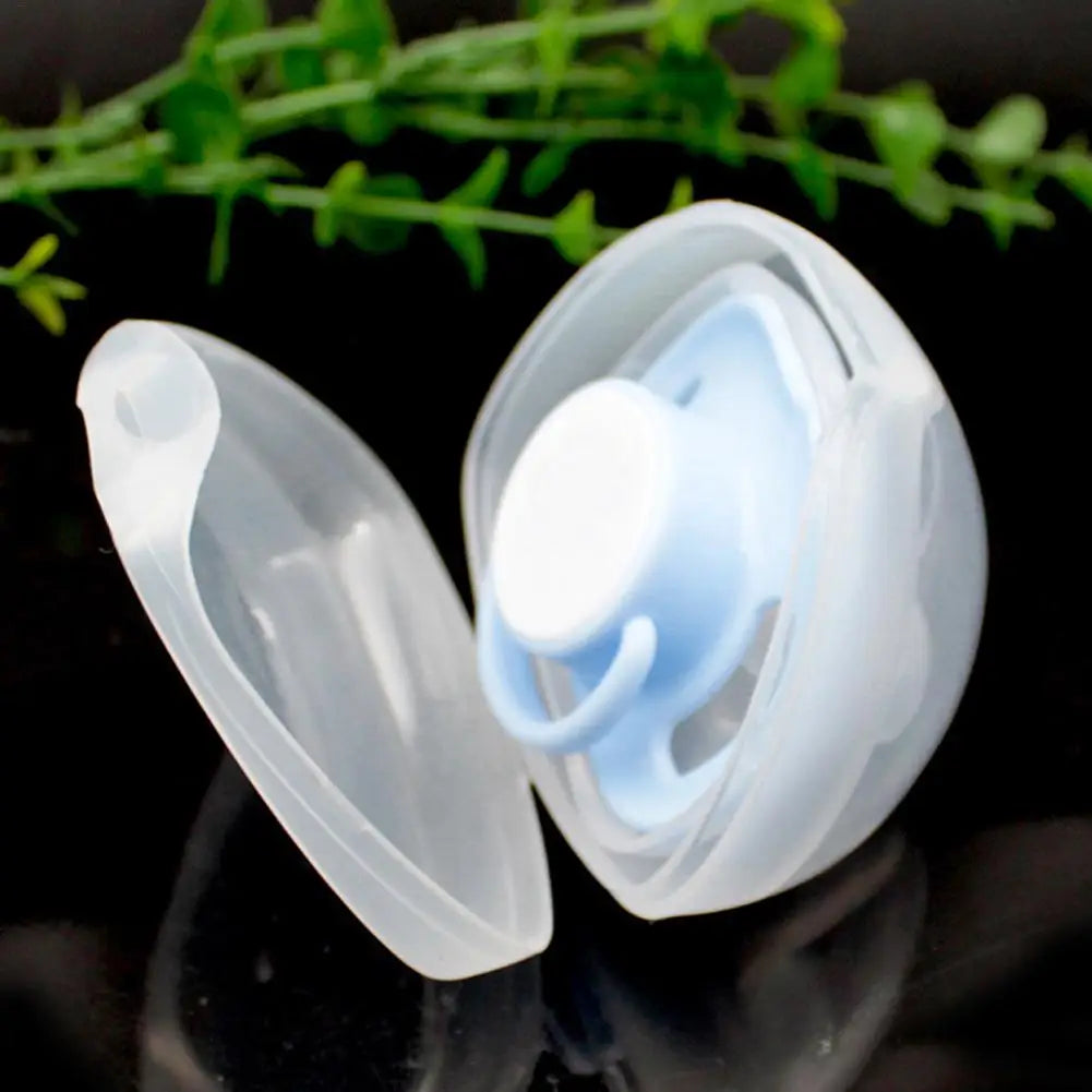 Pacifier Cover 3 Container Holder Case Lightweight Transparent Baby