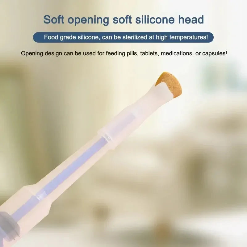 Pet Medication Dispenser Pressing Feeding Stick Cats Dogs Eating