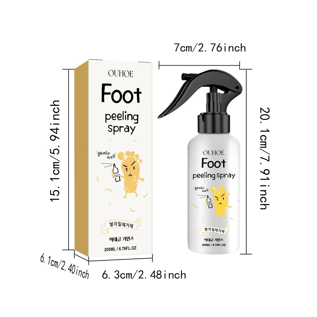 Foot Exfoliating Spray 200ml – Dead Skin & Callus Remover