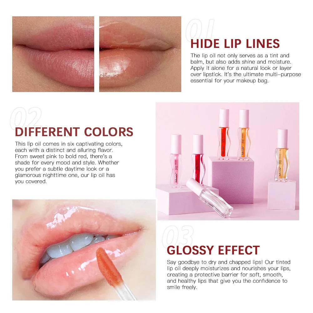 Strawberry Tinted Lip Oil Gloss – Hydrating & Plumping | ibcccndc