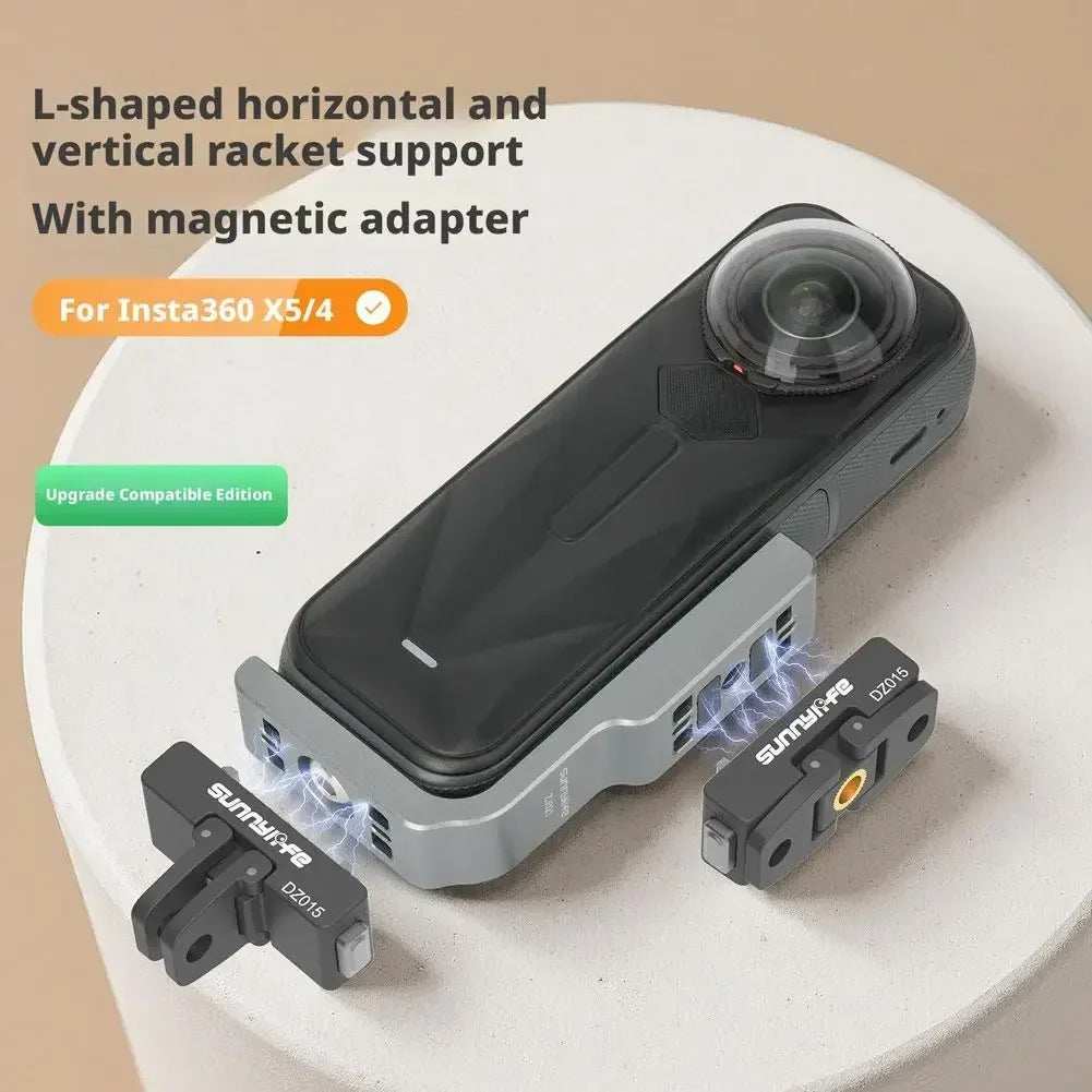 Sunnylife Magnetic L-Bracket Mount for Insta360 X5 & X4