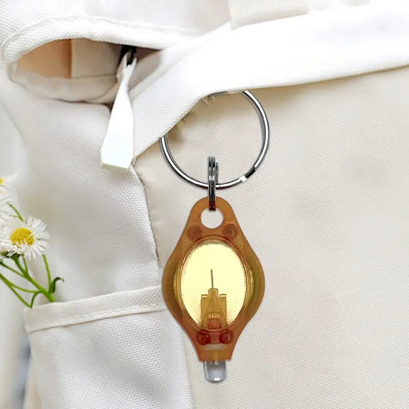 Mini LED UV Keychain Light | Portable Detector for Bags & Keys