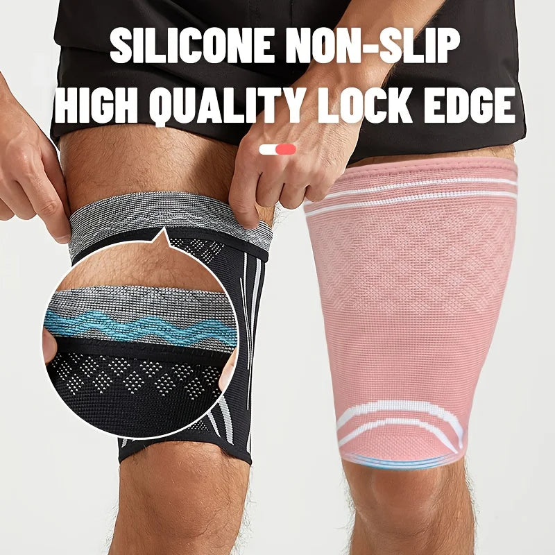 Elastic Thigh Compression Sleeve | Non-Slip Upper Leg Support