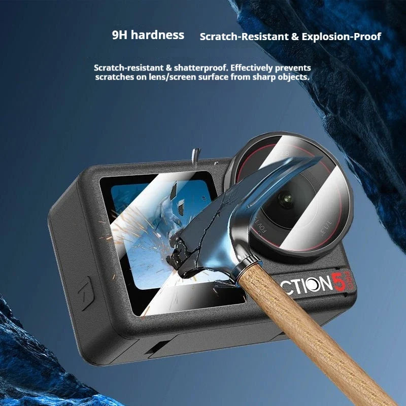HD Tempered Glass Screen Protector – DJI Osmo Action 6