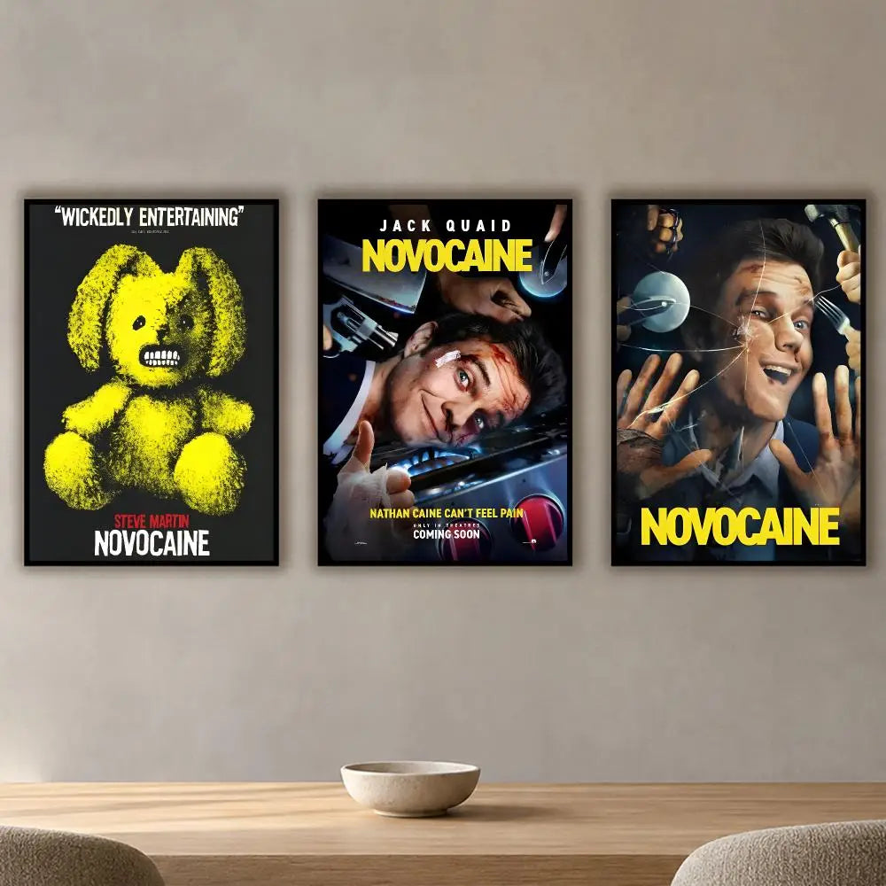 Novocaine Movie Poster HD Waterproof Sticker | Wall Décor