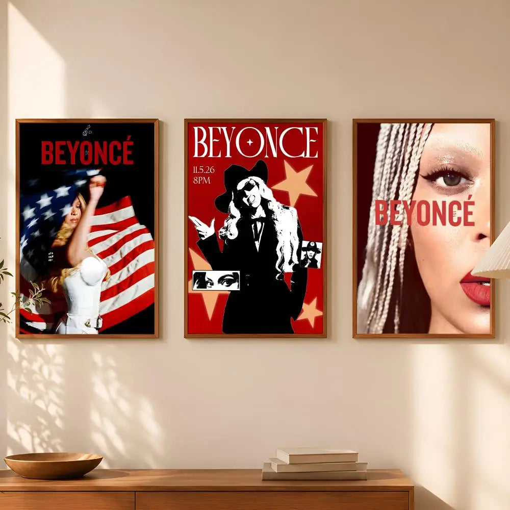 Beyoncé HD Self-Stick Wall Art Poster – Waterproof Home Decor