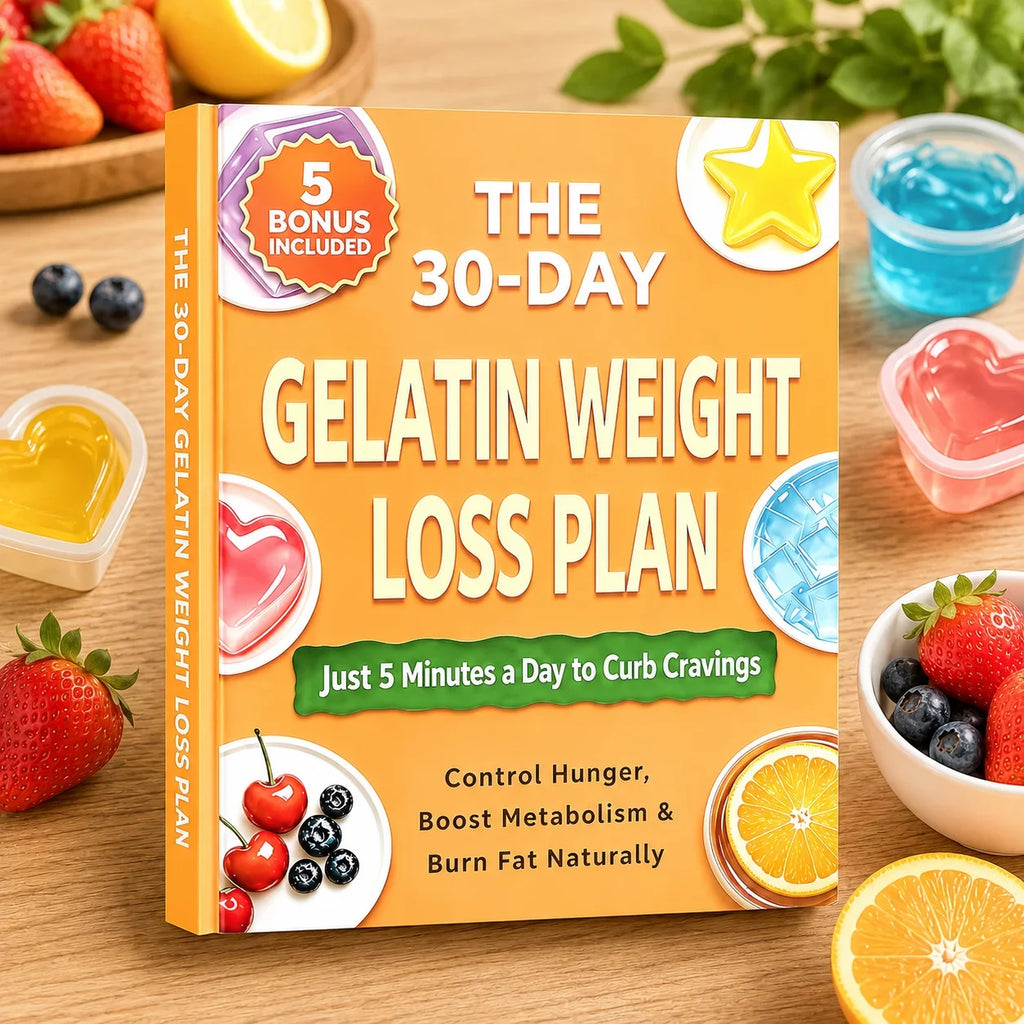 30-Day Gelatin Weight Management Plan Book Easy Daily Body-contouring