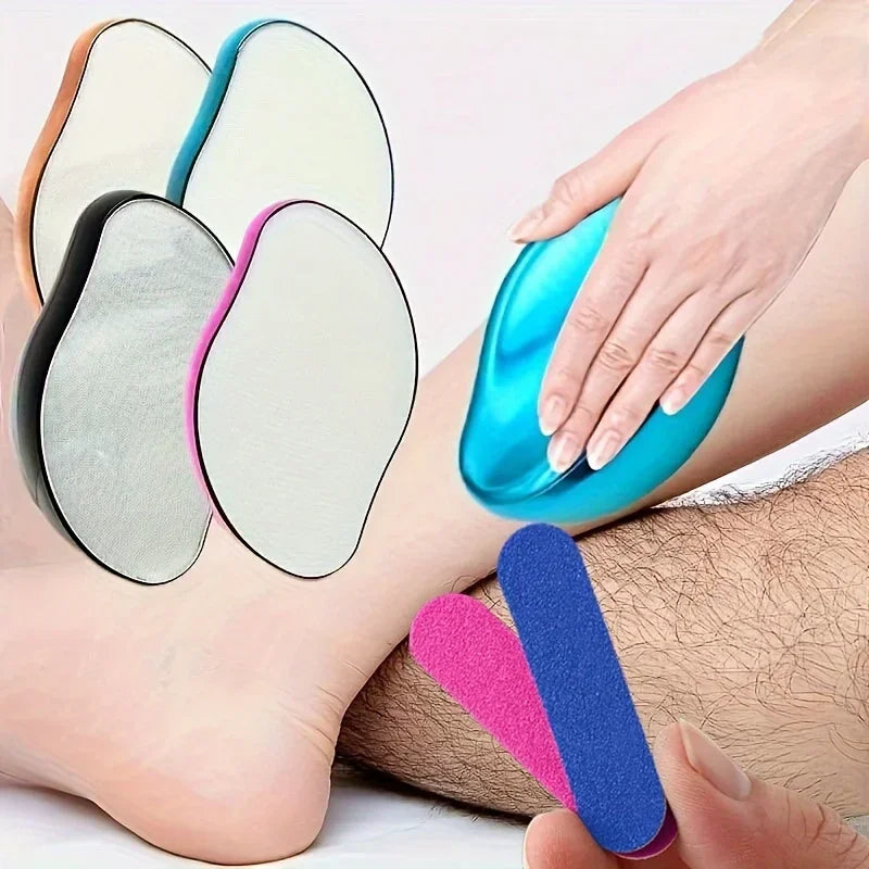 Crystal Hair Eraser – Nano Hair Removal Stone for Body & Legs