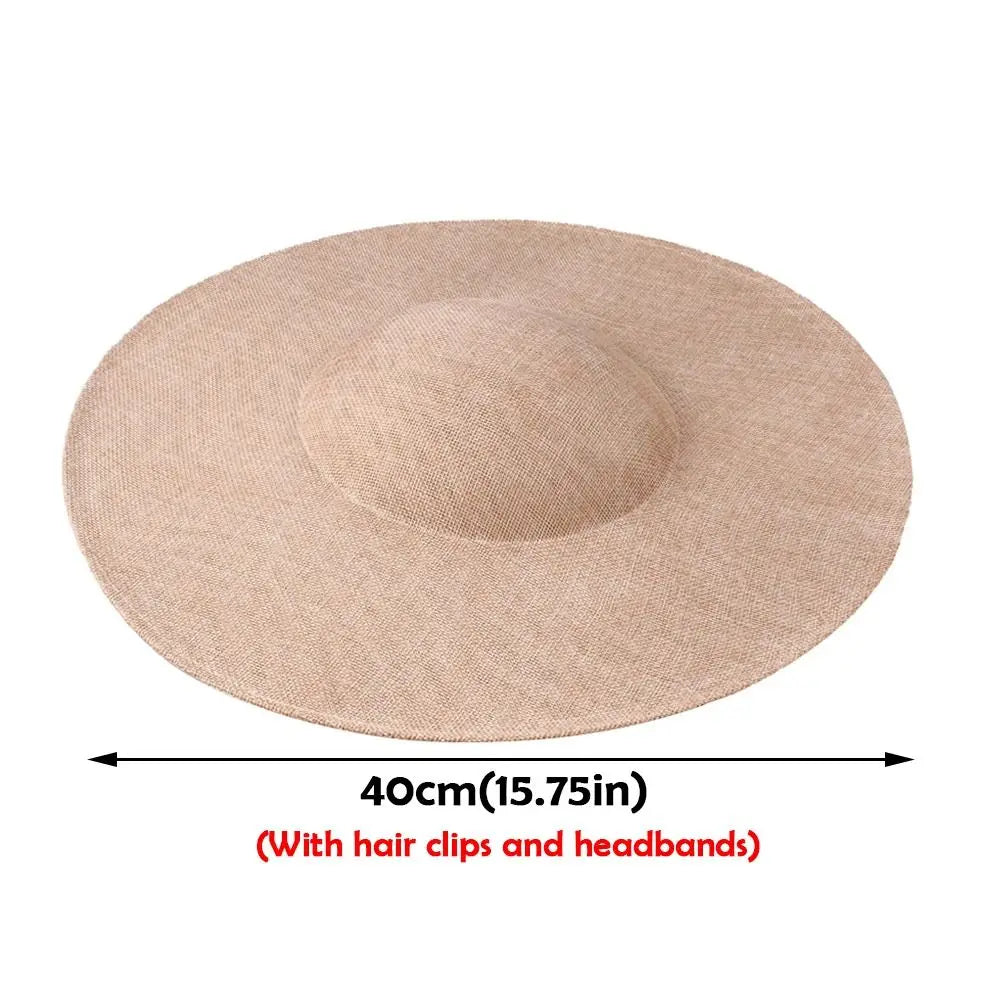 40cm Fascinator Base DIY Wedding & Church Hat Headpiece