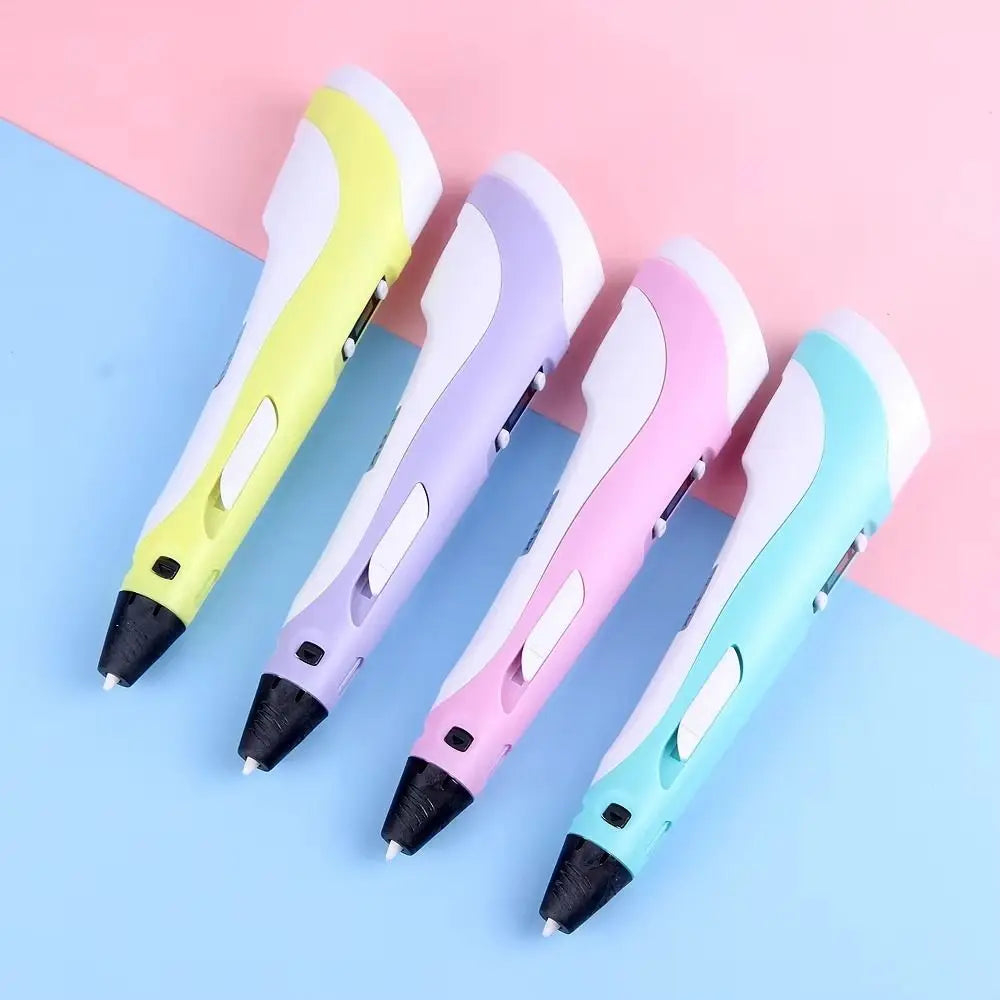 USB 3D Printing Pen | LED Display, Adjustable Speed & PLA