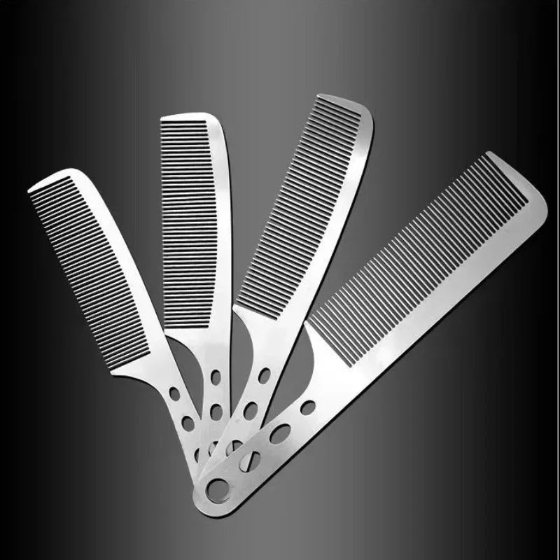 Titanium Steel Anti-Static Salon Comb – Ultra Thin 1mm