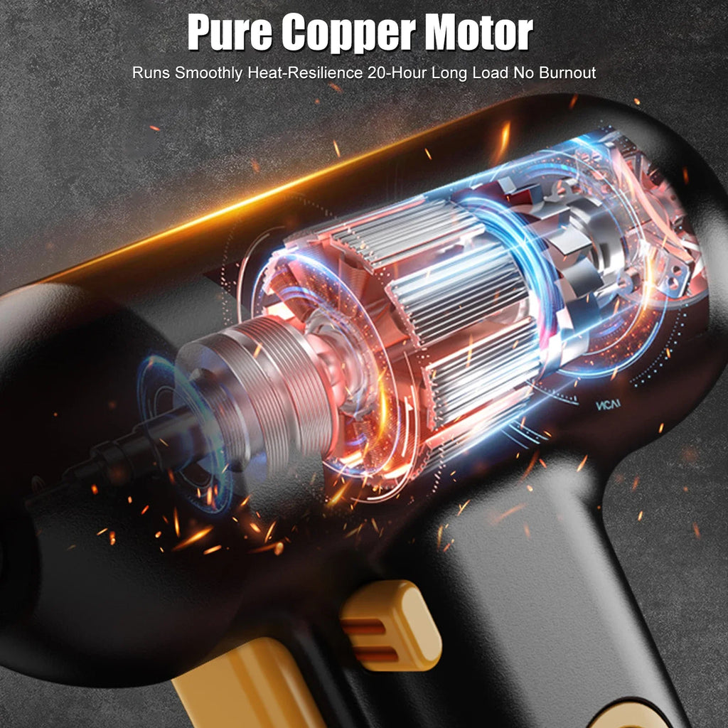 29-in-1 Cordless Electric Screwdriver | 6 Torque Settings & 27 Bits