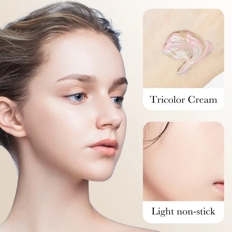 SADOER 3-Color Correcting Moisturizing Primer Cream 40g