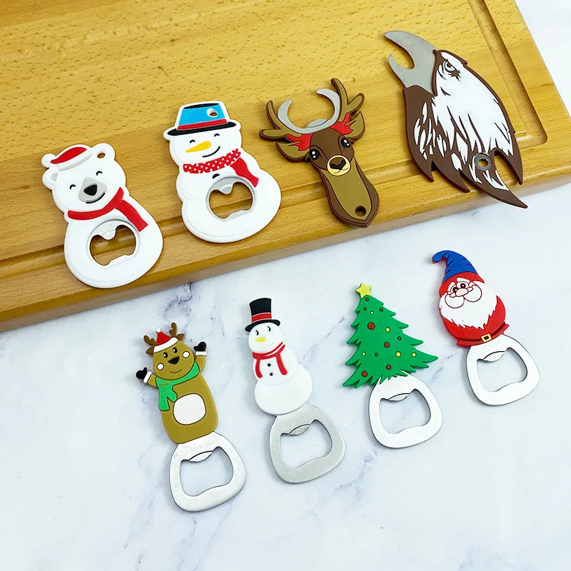 Christmas Bottle Openers – Santa, Snowman & Xmas Tree Designs