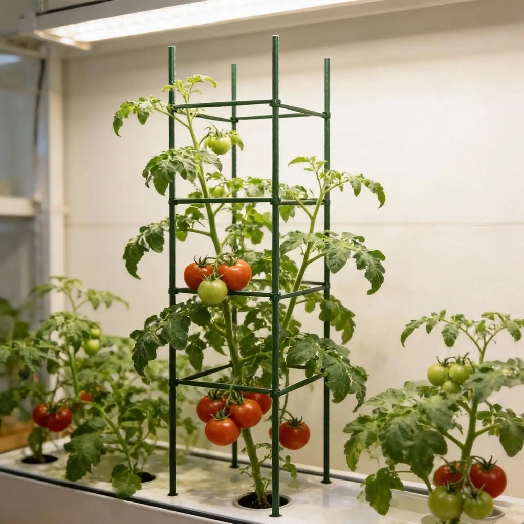 36-Piece Expandable Tomato Cage Plant Stakes & Climbing Net
