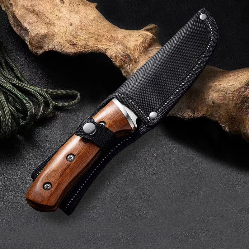 Handmade Forged Boning Knife – Stainless Steel & Rosewood Handle
