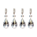 4-Pack Crystal Tablecloth Weights with Metal Clips – Windproof
