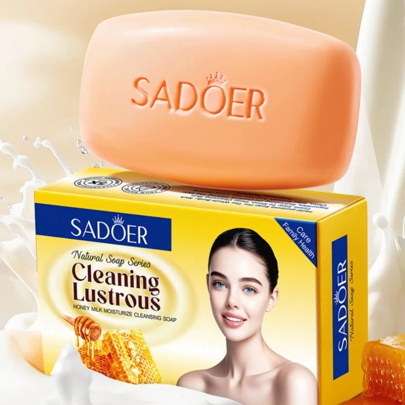 SADOER Honey Milk Cleansing Soap 100g – Aloe & Centella