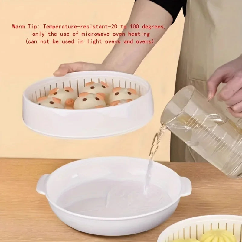 Microwave Steamer – Food Grade High Temp Cooking Tool