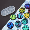 Falling Stone Silicone Mold Holes Galaxy Resin Space Jewelry DIY Soft