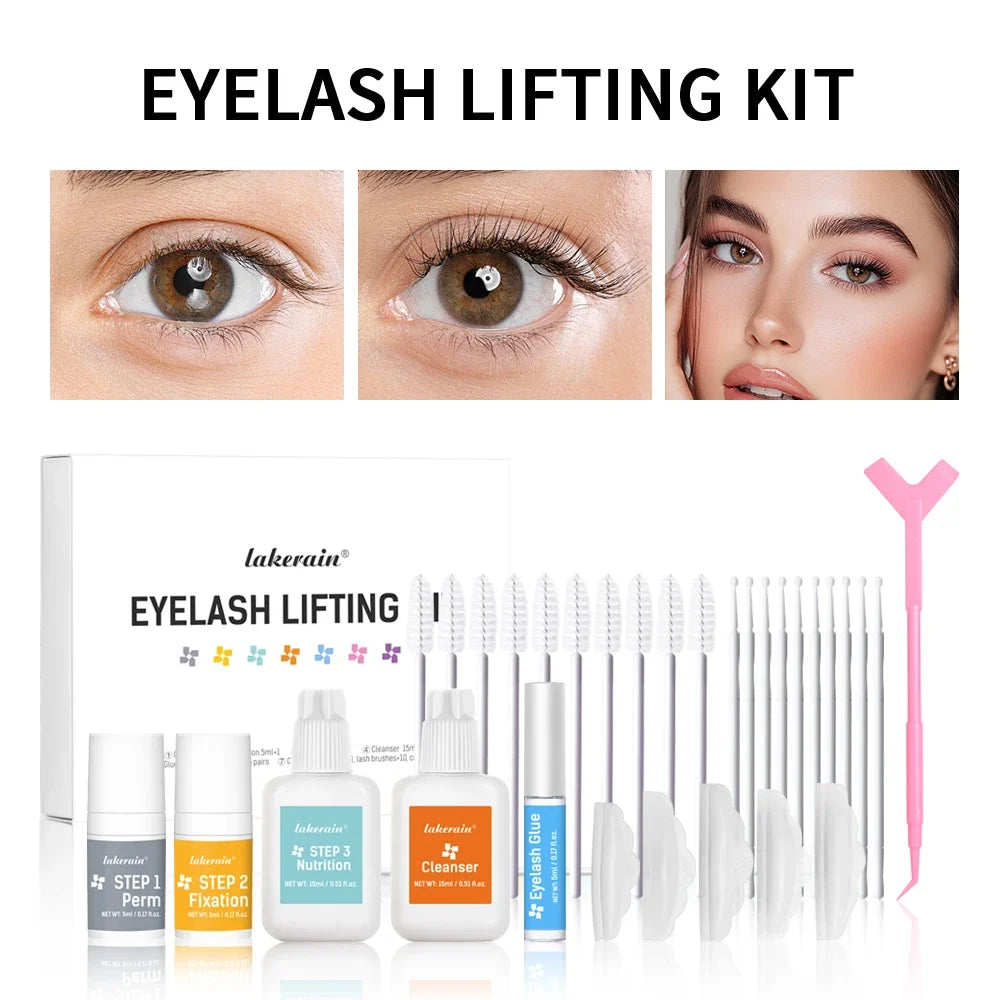 Lakerain Lash Lift Kit – Semi-Permanent Eyelash Lifting Set