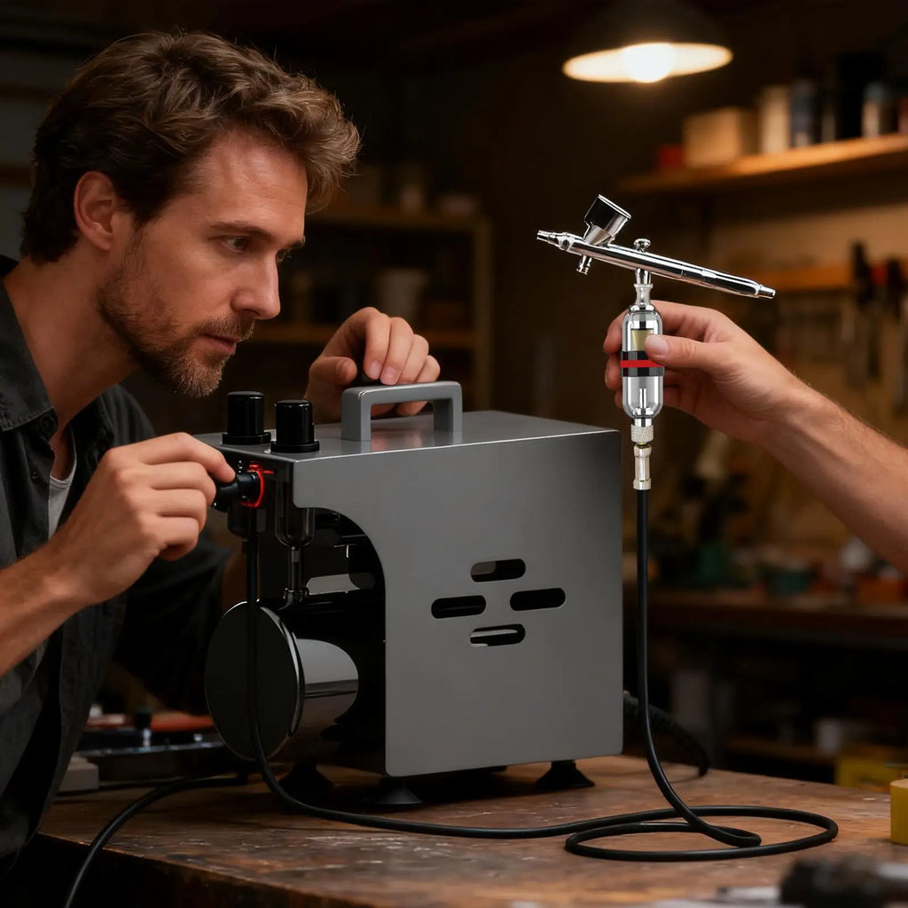 Precision Airbrush Filter & Water Oil Separator | Quick Release