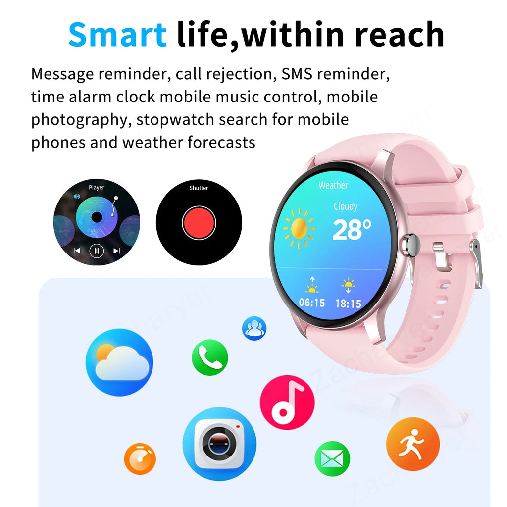 LOMAXFR Smart Watch – Multi-Sport, Heart Rate & Notifications