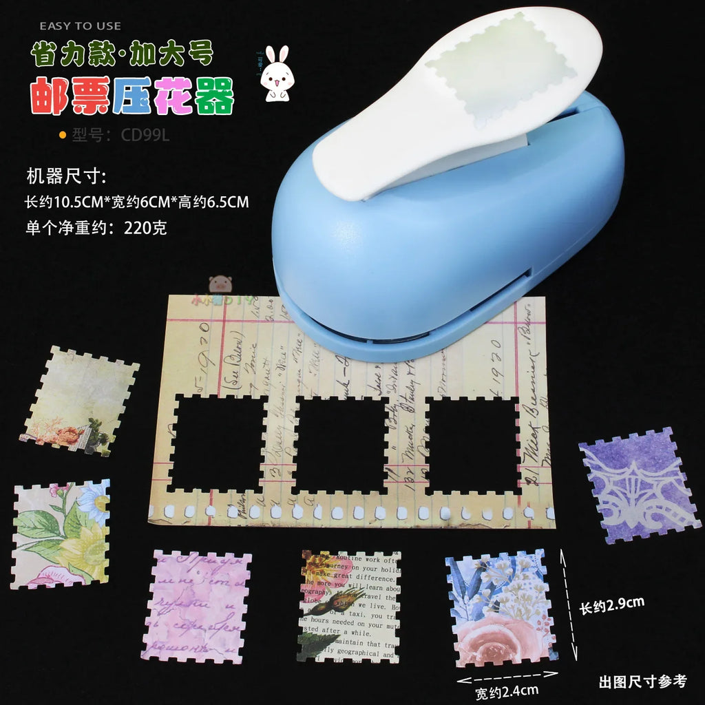 Stamp Embosser Punch Tool Journaling Scrapbooking Supplies Kids DIY