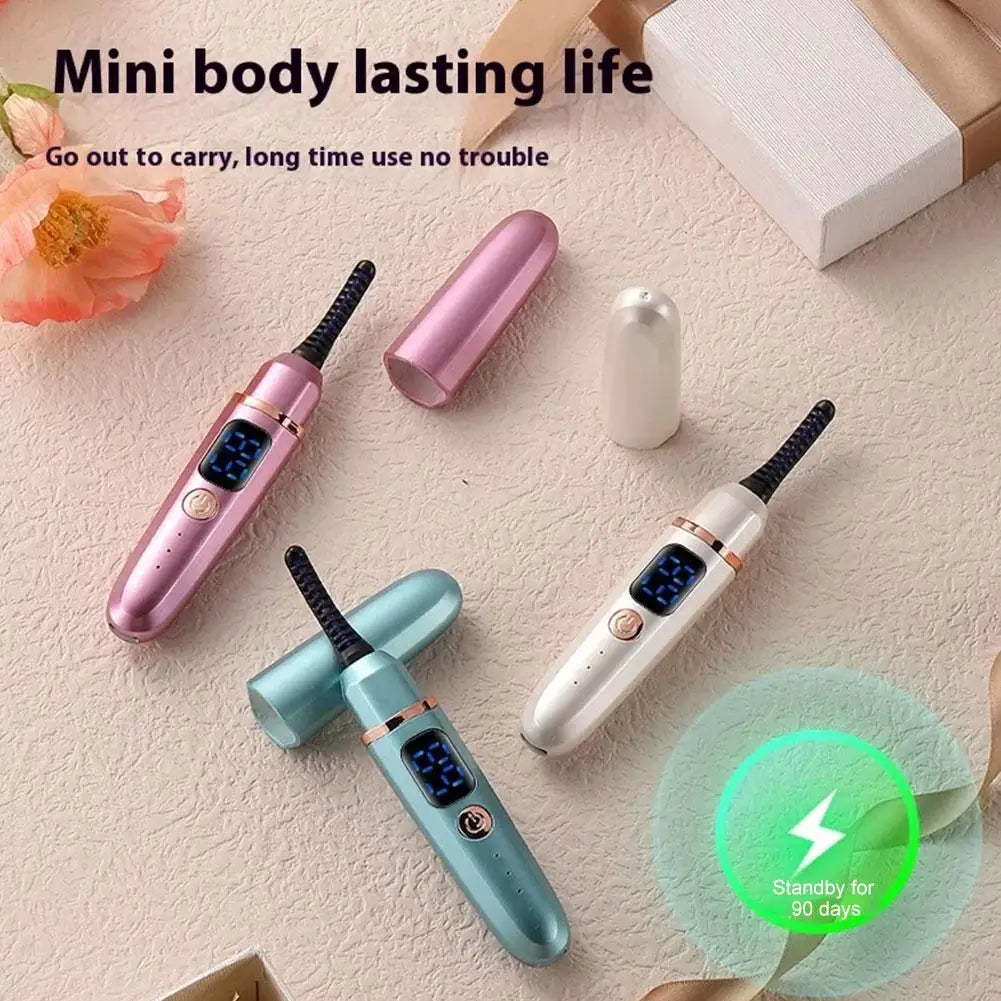Heated Electric Eyelash Curler – 3-Temp USB-C Rechargeable