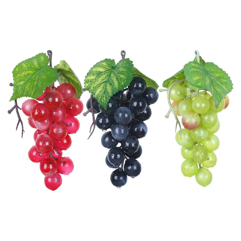 Artificial Grape Bunch – Faux Fruit Decor, Display & Photo Prop