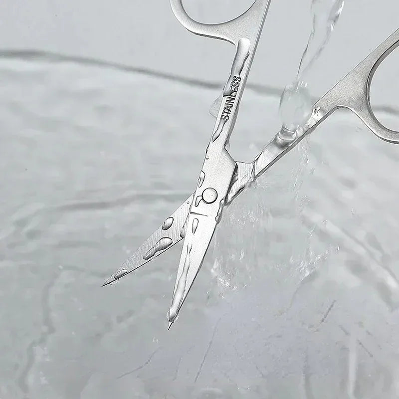 10-Piece Curved Manicure Scissors Set – Stainless Steel