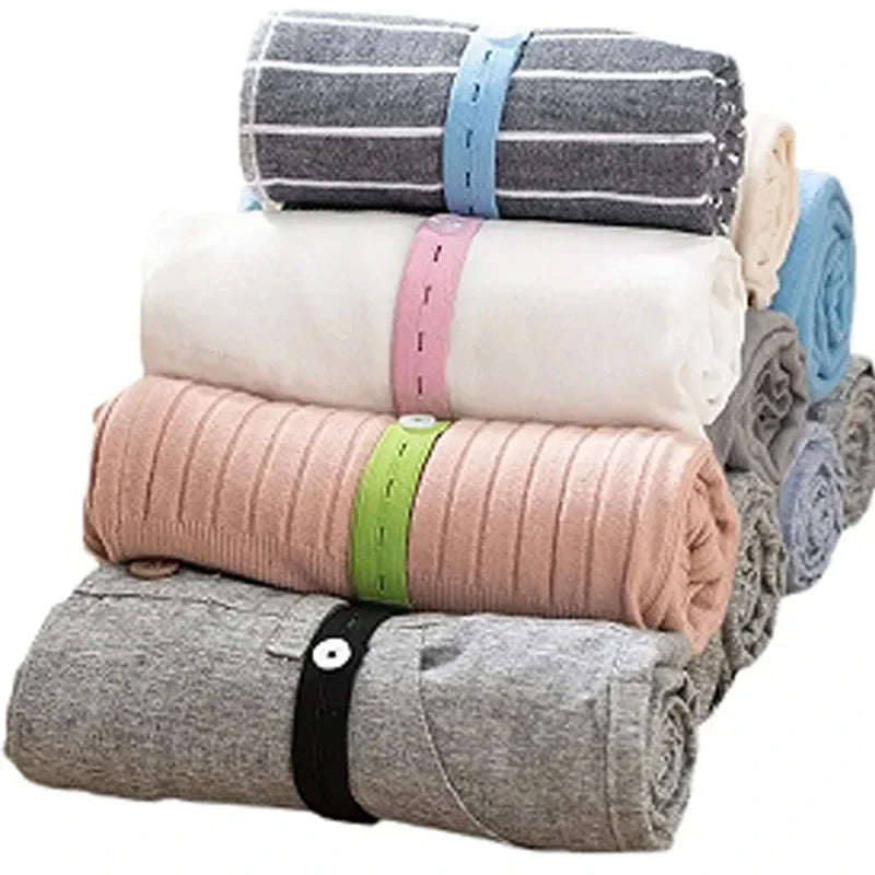 Elastic Storage Straps – Bed Sheet & Clothes Organizer Bands