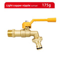 Brass Ball Valve & Bulkhead Fitting – 1/2" Female x 3/4" Male