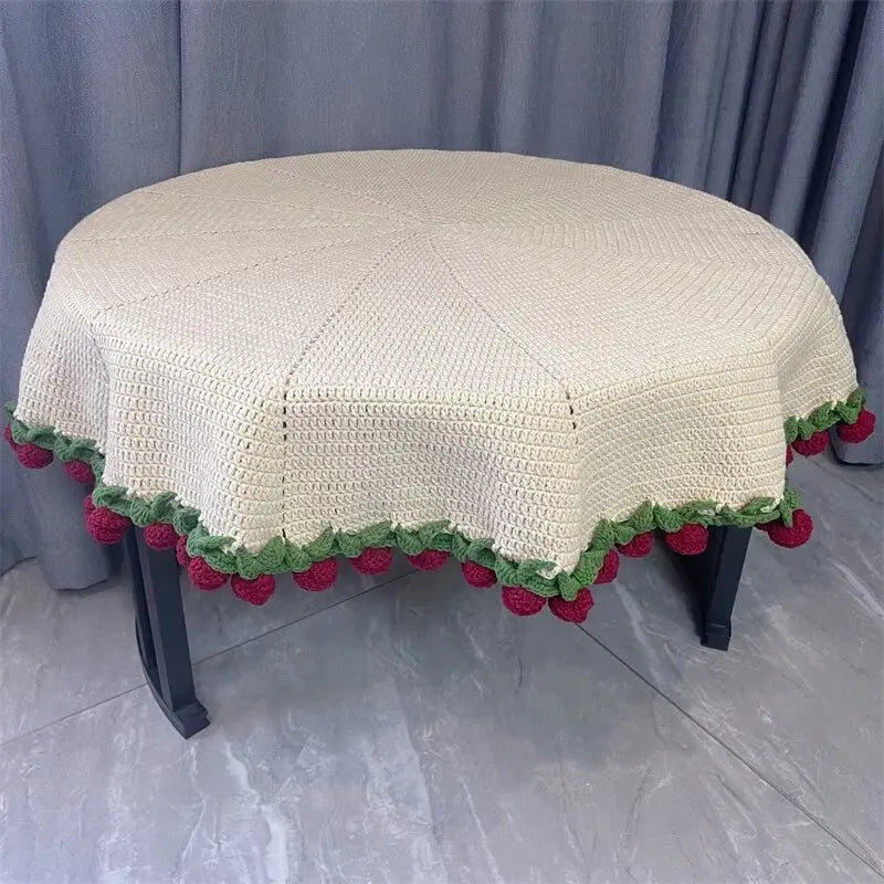Rose Floral Knit Throw Blanket – Mom & Birthday Gift