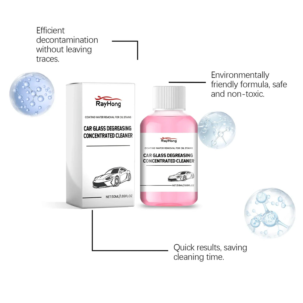 Rayhong 50ml Car Windshield Oil Film Remover & Glass Cleaner
