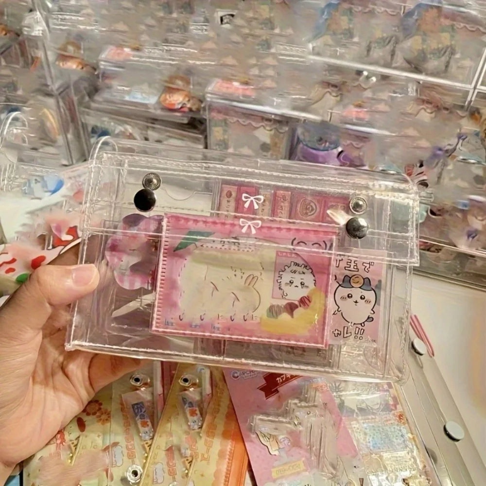 4-Layer PVC Transparent Cosmetic & Travel Toiletry Organizer Bag