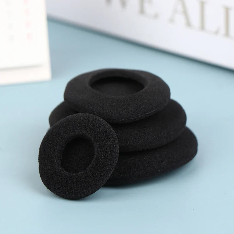 10-Pack Foam Ear Pads for Earhook Headphones – 35 to 60mm