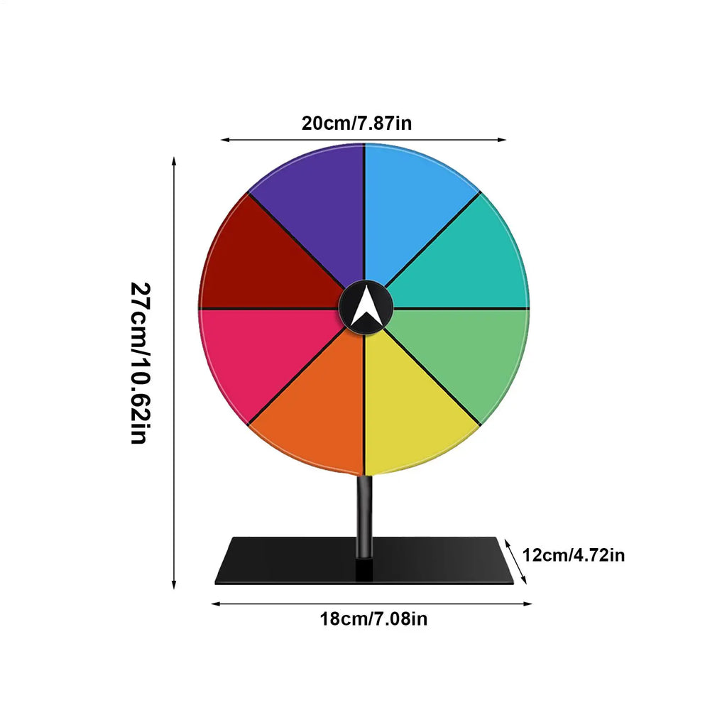 Erasable Acrylic Prize Wheel – Spin Game for Events & Parties