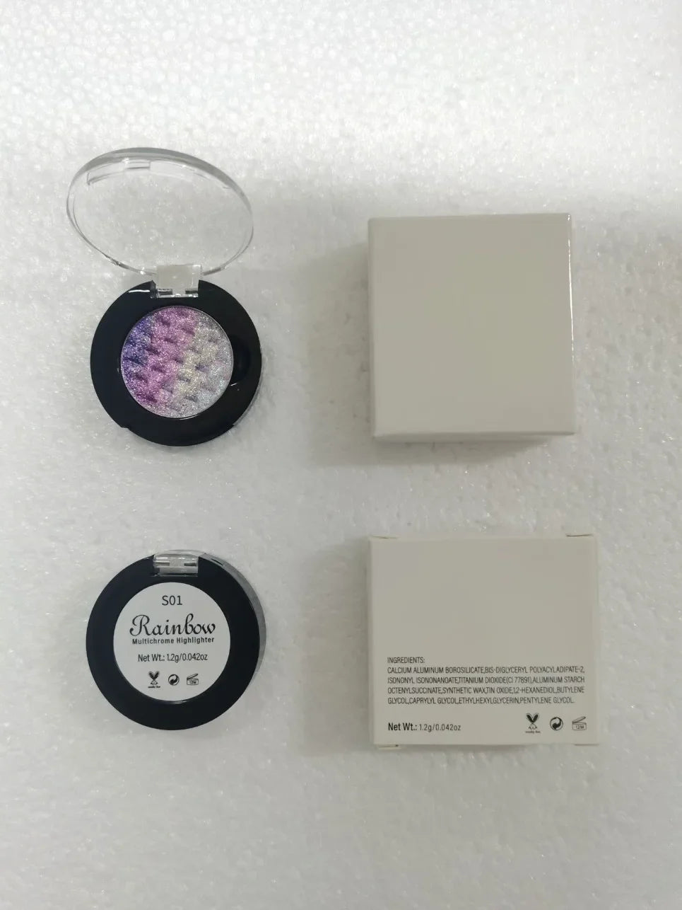 26mm Chameleon Rainbow Eyeshadow Palette | Vegan Wholesale