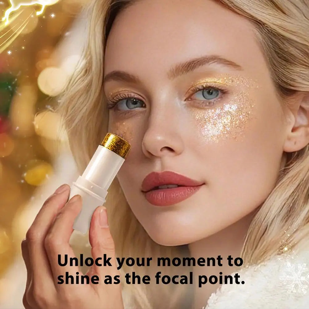Holographic Body Glitter Stick – Face, Hair & Festival Makeup