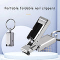 Mini Folding Nail Clipper with Key Ring | Stainless Steel