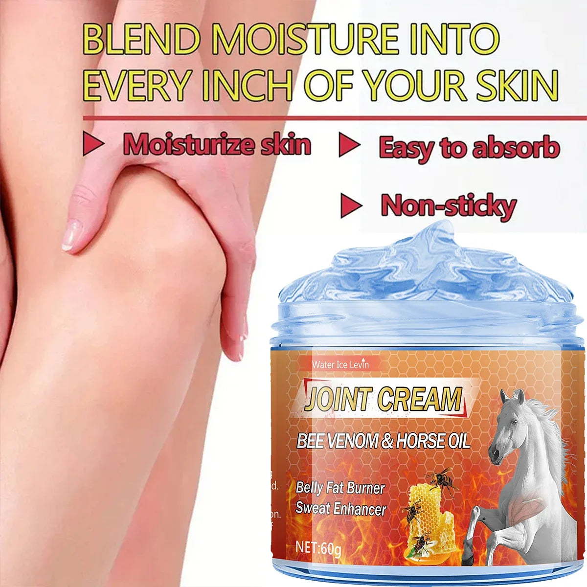Bee Venom & Horse Oil Muscle Cream – Ginger & Arnica 60g