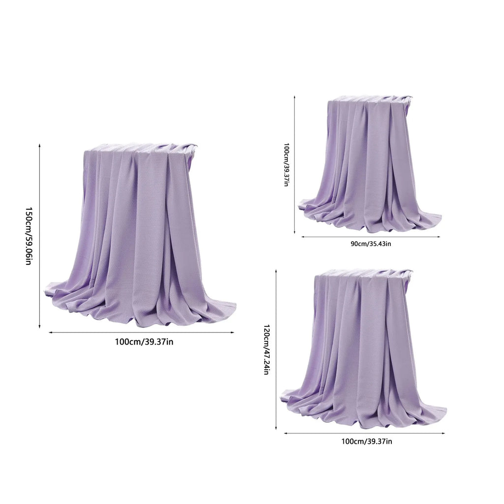 Bamboo Fiber Summer Cooling Blanket – Lightweight & Breathable