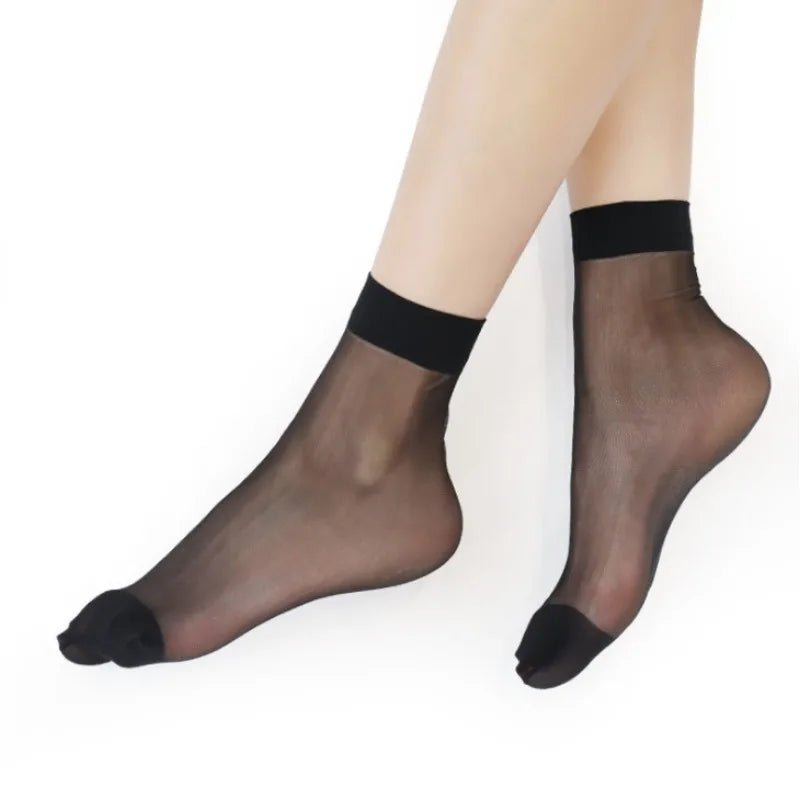 Women's Ultra-Thin Invisible No-Show Ankle Socks | 10-100 Pack
